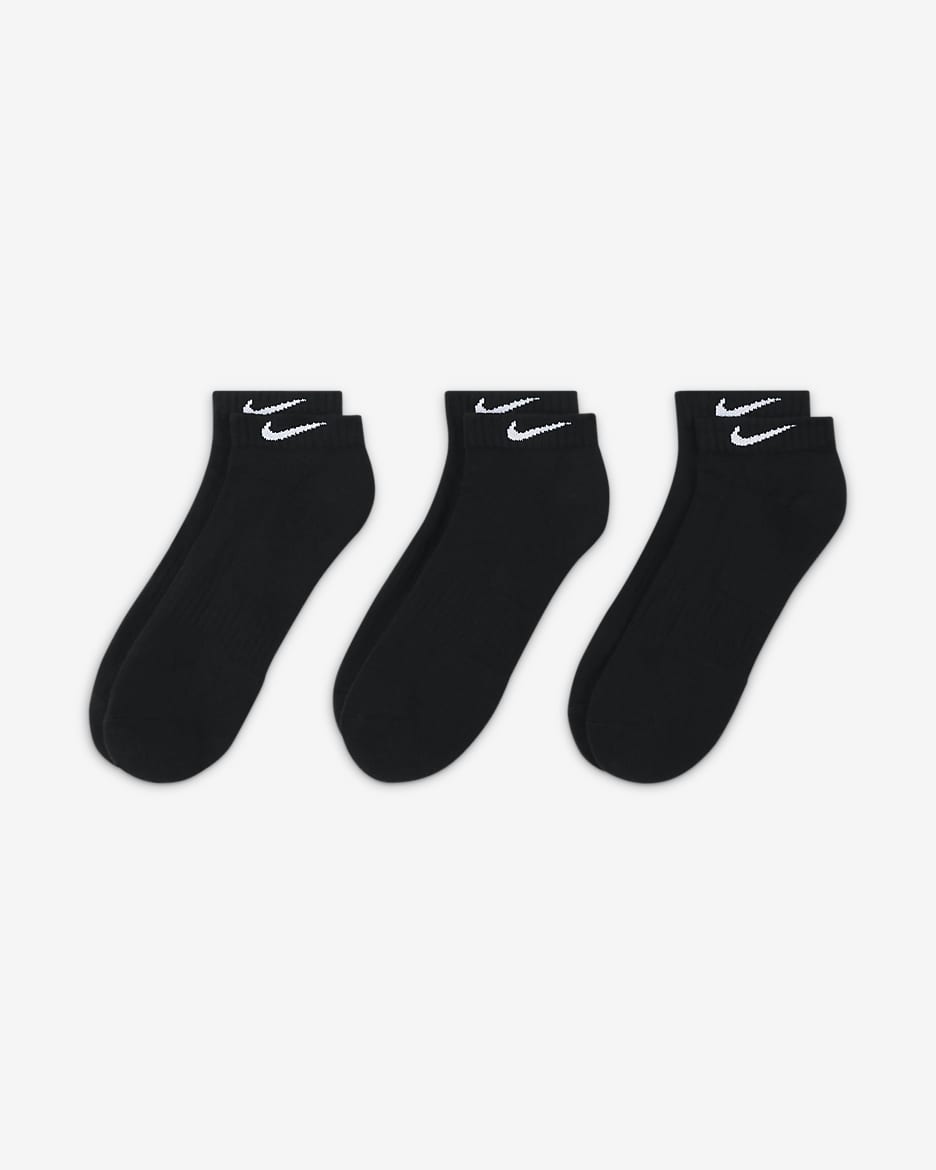 Nike short black socks best sale